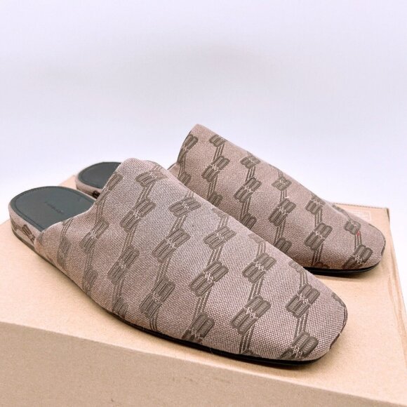 Balenciaga Monogram Men's Brown Cosy Logo Jacquard Mule Slipper EU 43 US 11 $925 - Picture 3 of 11